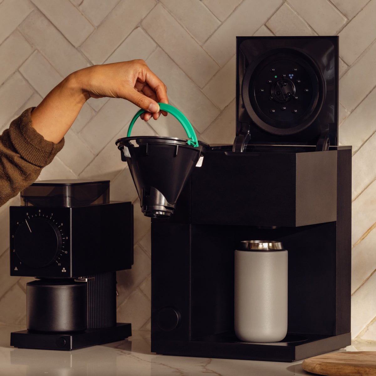 Fellow Aiden Precision Coffee Maker (Matte White) Drip Coffee Maker Fellow