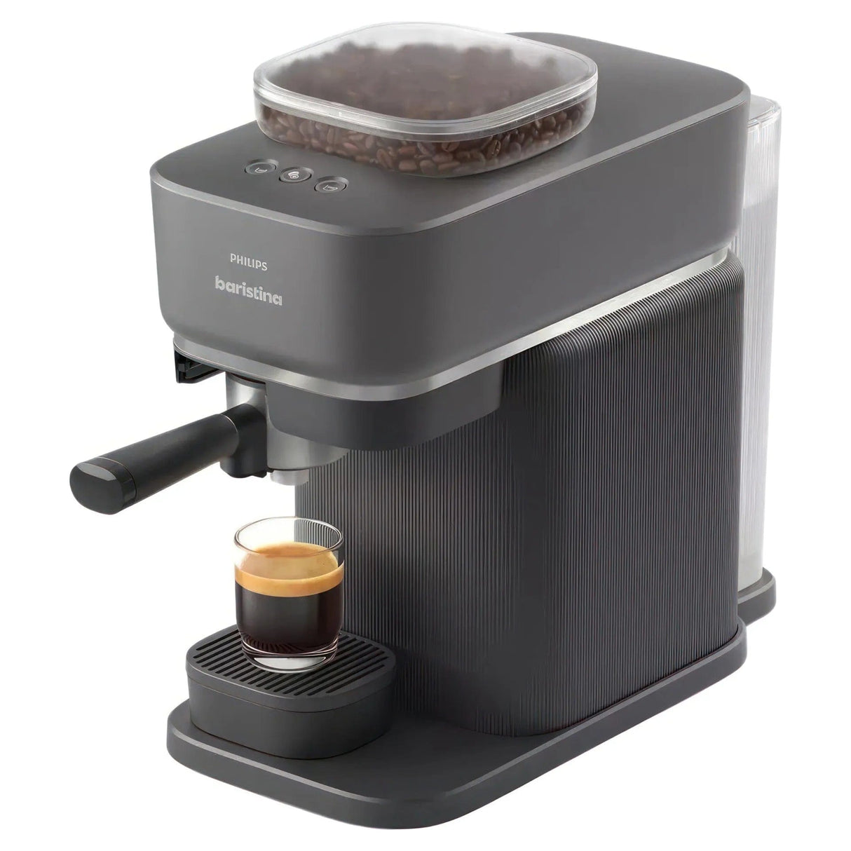 Philips Baristina Combo Espresso Machine with Milk Frother BAR303/60 (Black) Super Automatic Espresso Machine Philips