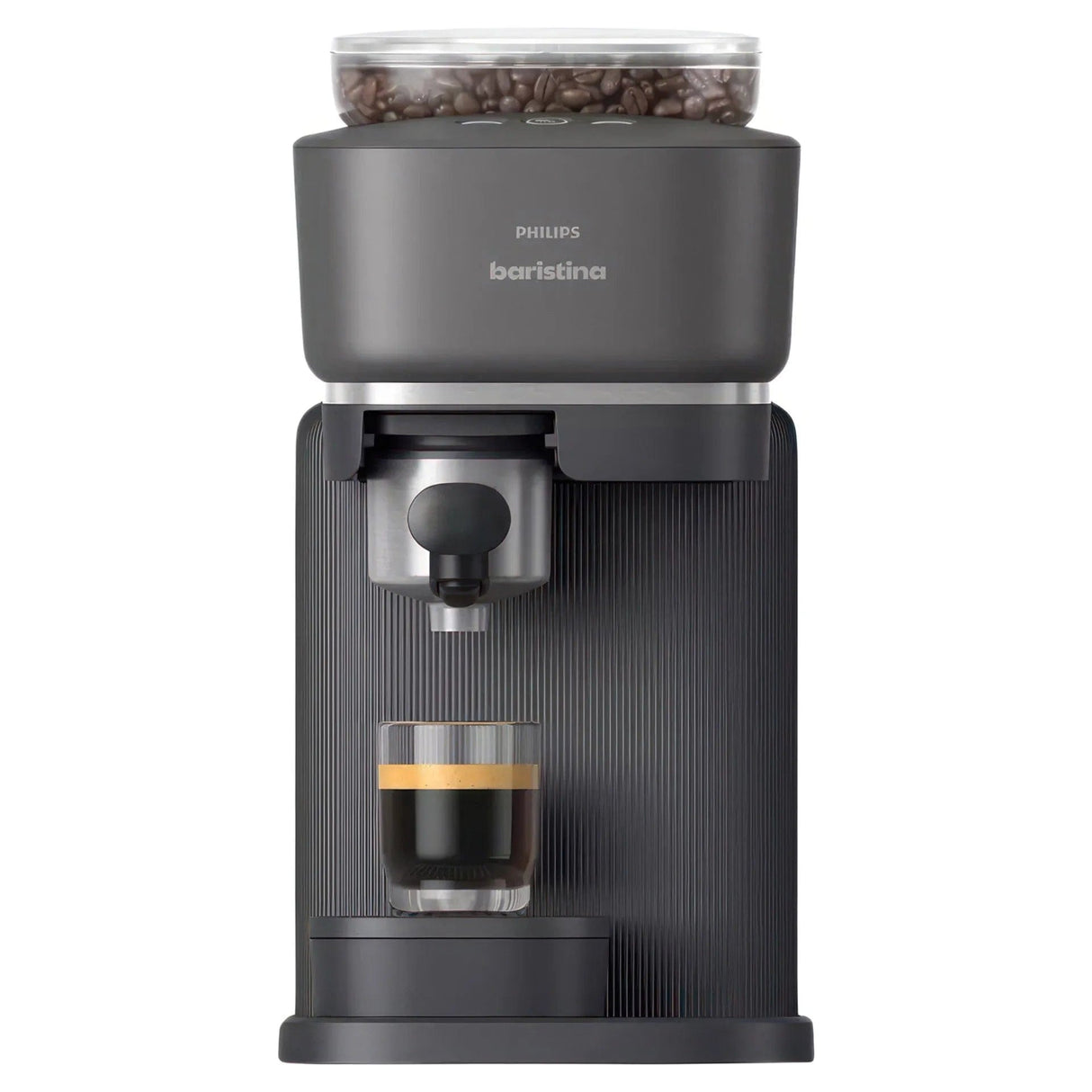 Philips Baristina Combo Espresso Machine with Milk Frother BAR303/60 (Black) Super Automatic Espresso Machine Philips
