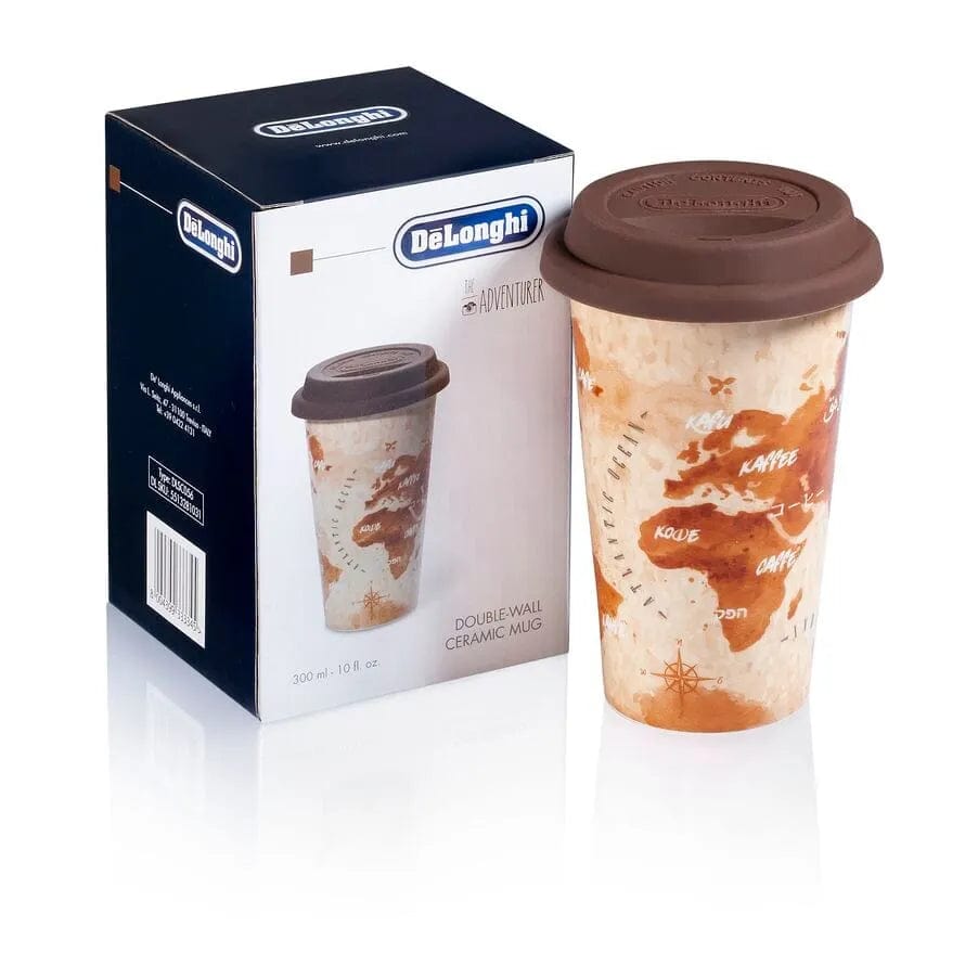 De'Longhi Double Walled Ceramic Thermal Mug (Adventure) DLSC056 Kitchenware DeLonghi