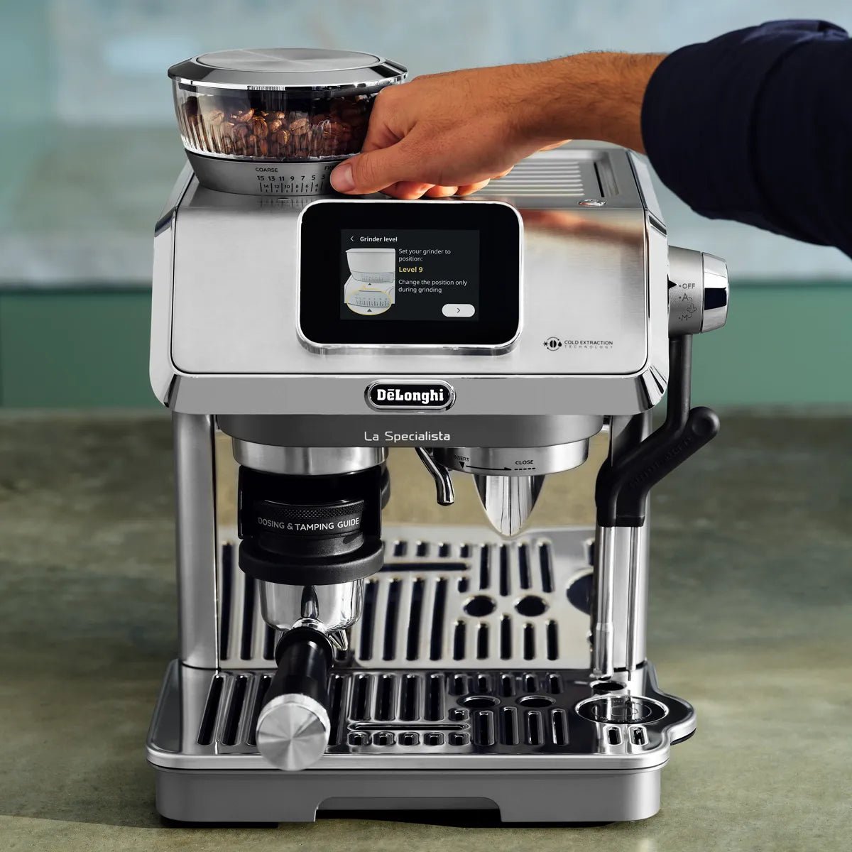 De'Longhi La Specialista Touch Semi-Automatic Espresso Machine EC9455M (Metal) Espresso Machine DeLonghi