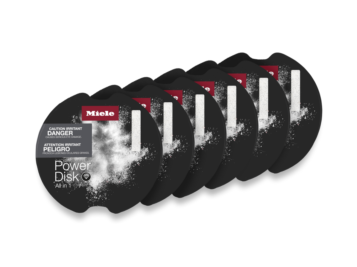 Miele PowerDisk All in 1 set of 6 dishwasher detergent disks