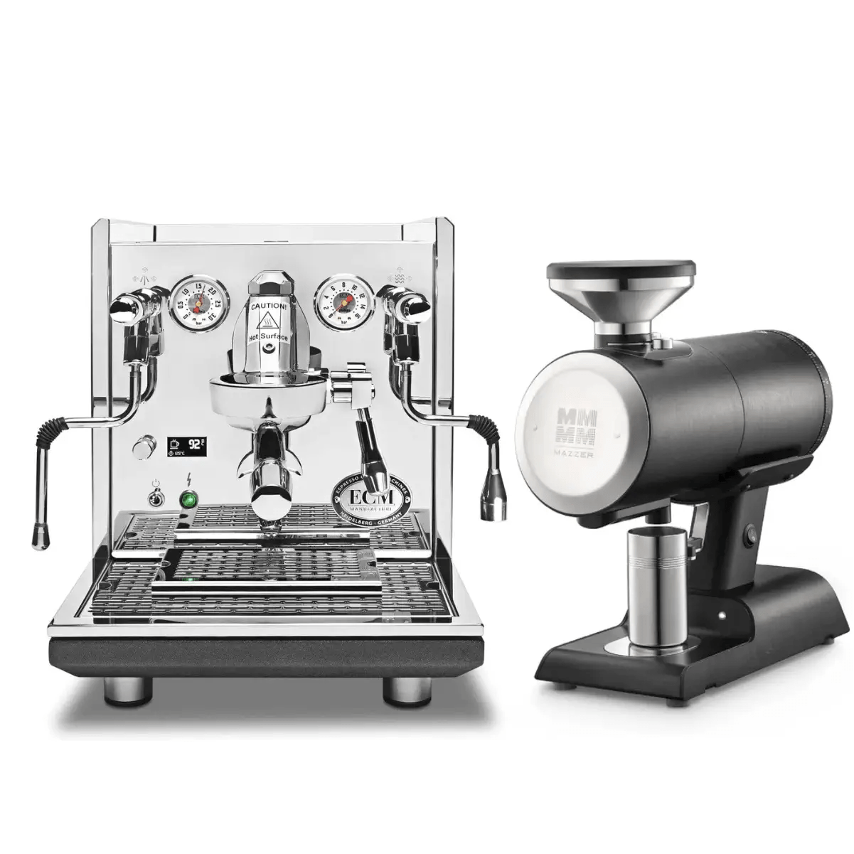 ECM Synchronika II Espresso Machine with Mazzer Philos Grinder (Black) Bundle Espresso Machine (Prosumer) ECM