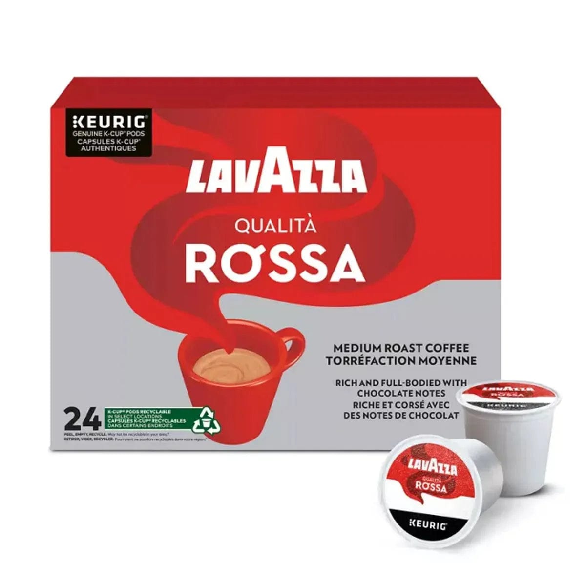 Lavazza Quality Rossa K-Cup® Pods (Case of 96) K-Cups Lavazza