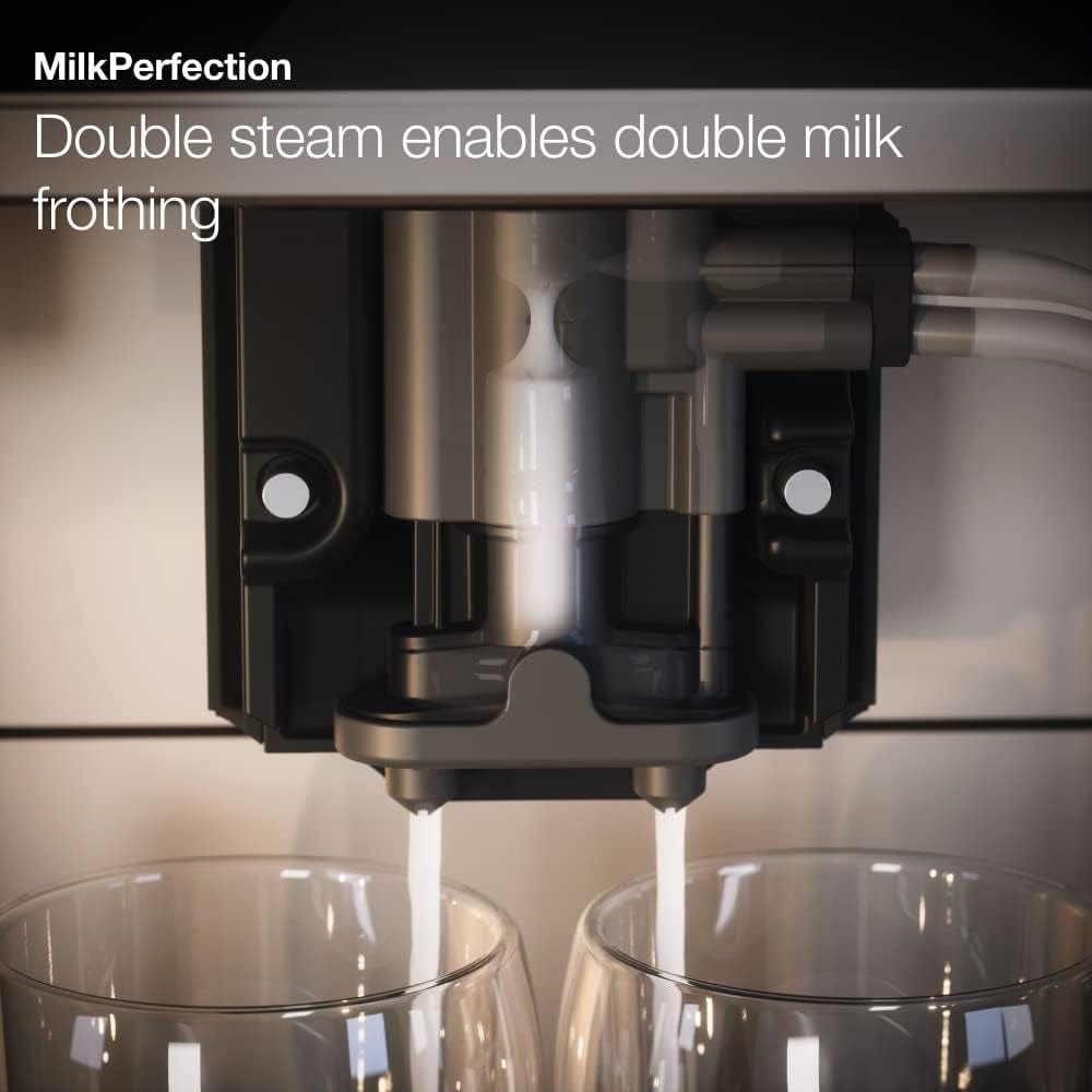 Miele CM 6160 Milk Perfection Countertop Coffee Machine (Lotus White) Super Automatic Espresso Machine Miele