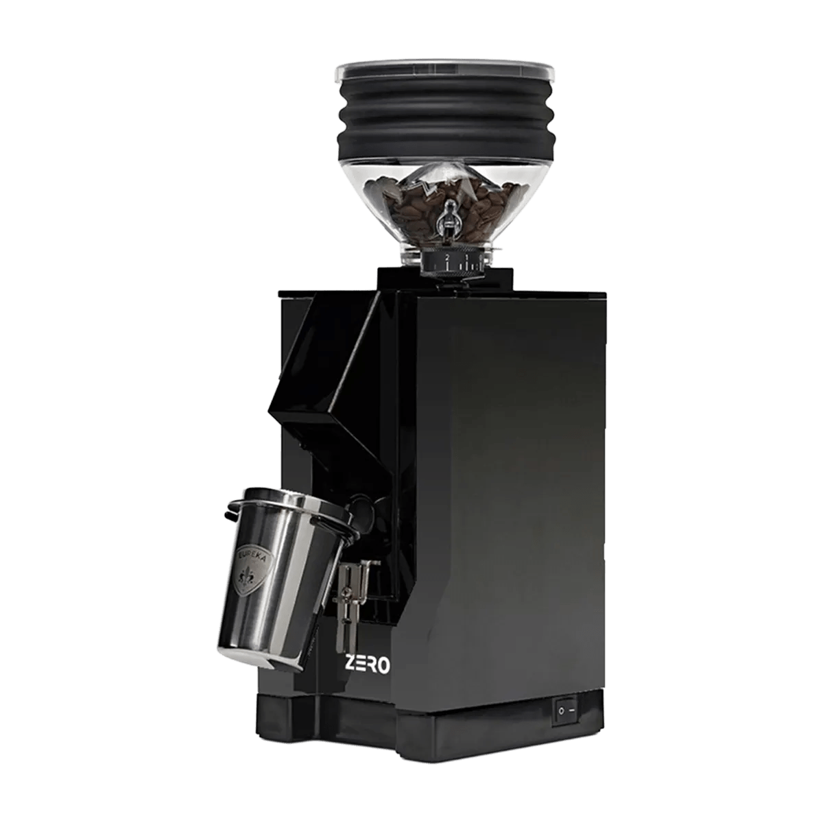 Eureka Mignon Zero | Single Dose Coffee Grinder (Black with Black Spout) Coffee Grinder Eureka