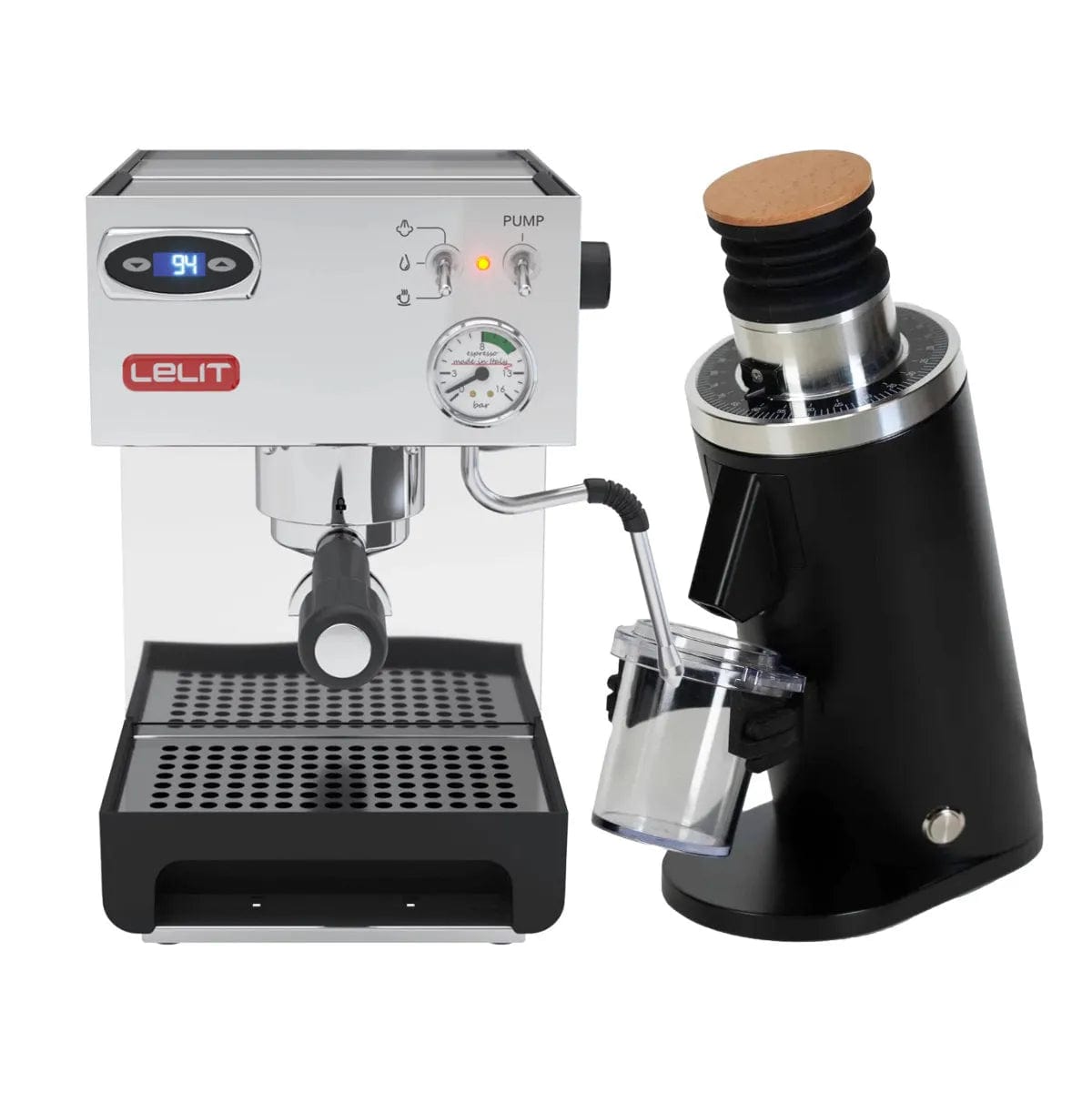 Lelit Anna 2 PL41TEM Espresso Machine with PID and DF54 (Black) Bundle Espresso Machine Lelit
