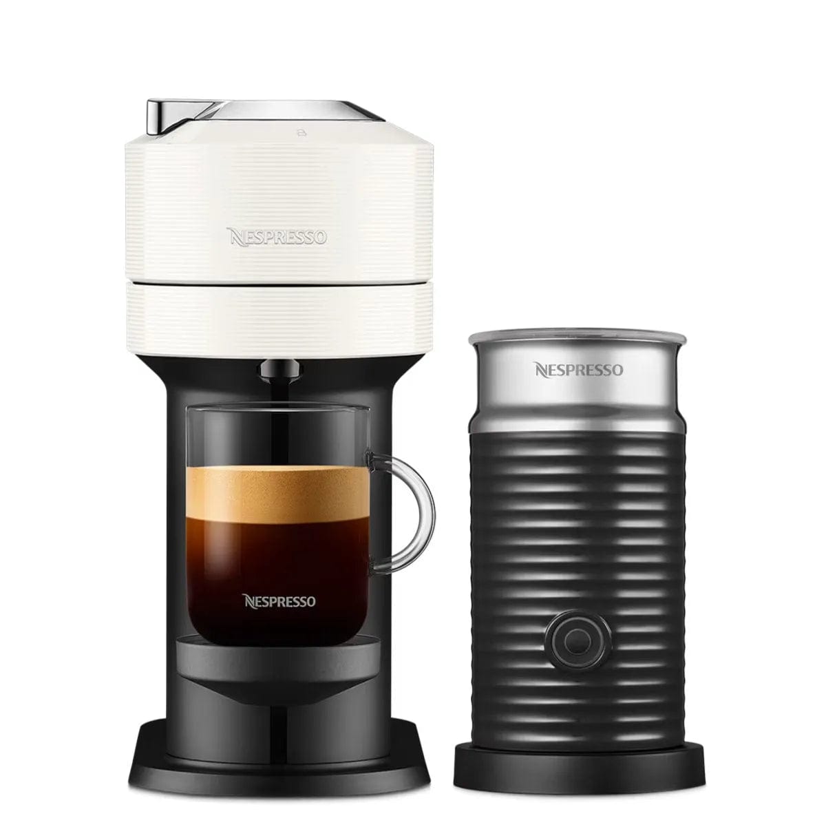 Nespresso Vertuo Next Coffee and Espresso Machine with Aeroccino by De'Longhi ENV120WAE (White) Nespresso Machine DeLonghi