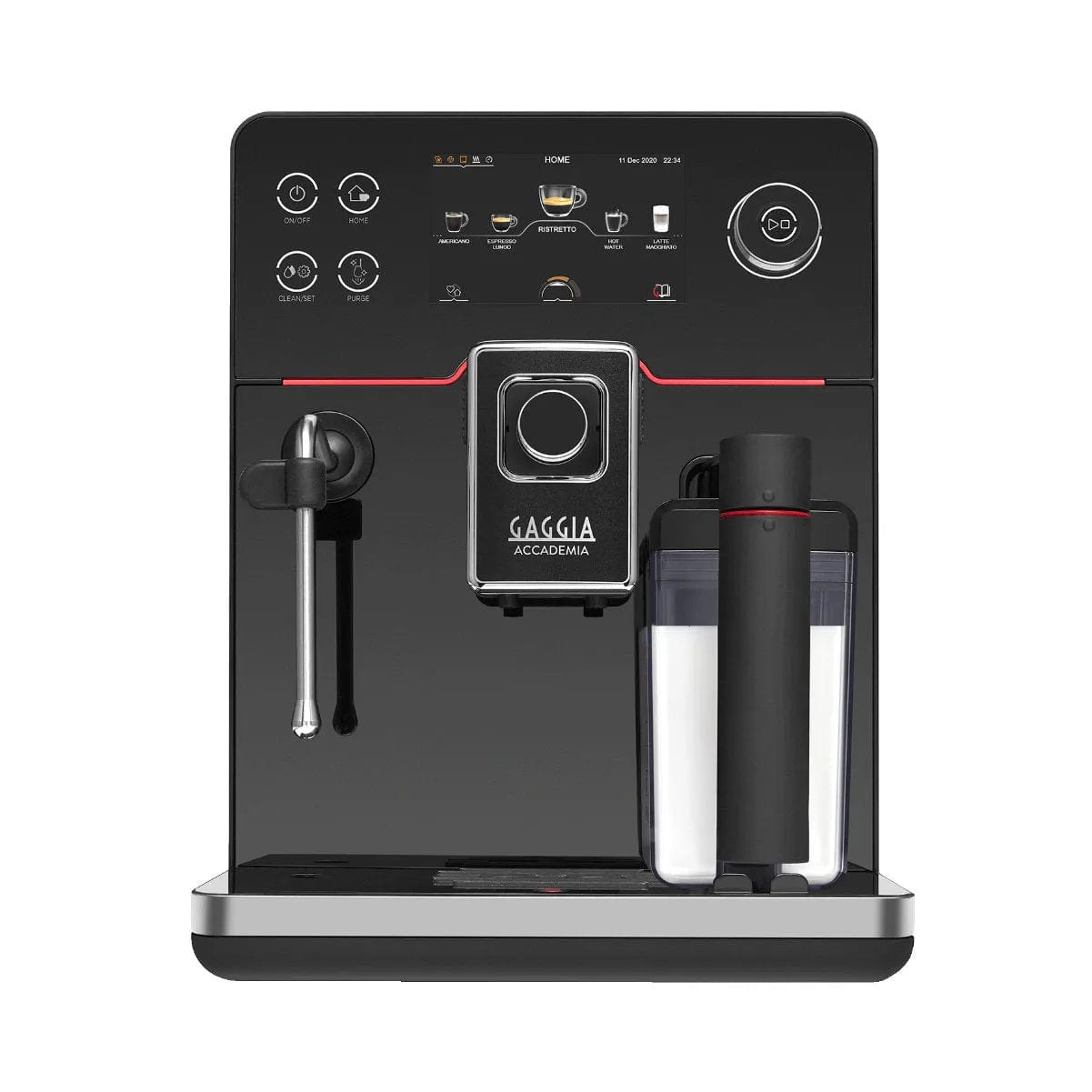 Gaggia Accademia Super Automatic Espresso Machine RI9781/46 (Black Glass) Super Automatic Espresso Machine Gaggia