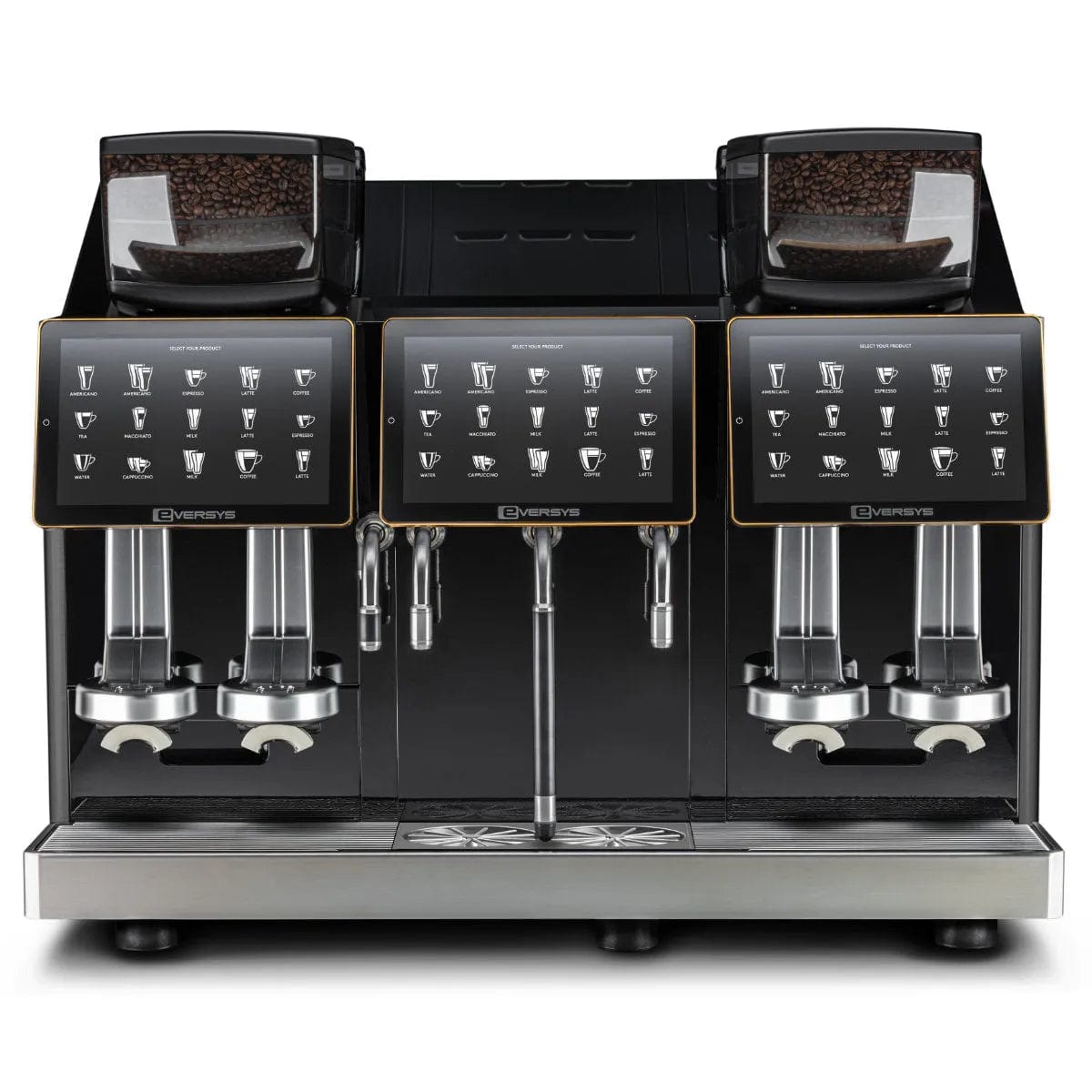 Eversys Shotmaster 4 Group Head Milk System Pro Super Traditional Espresso Machine ms-pro/ST (Charcoal) Espresso Machine (Commercial) Eversys