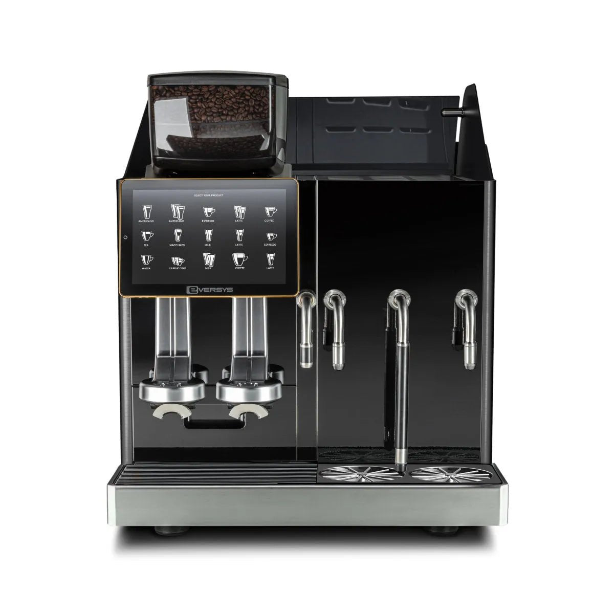 Eversys Shotmaster 2 Group Head Milk System Super Traditional Espresso Machine ms/ST (Charcoal) Espresso Machine (Commercial) Eversys