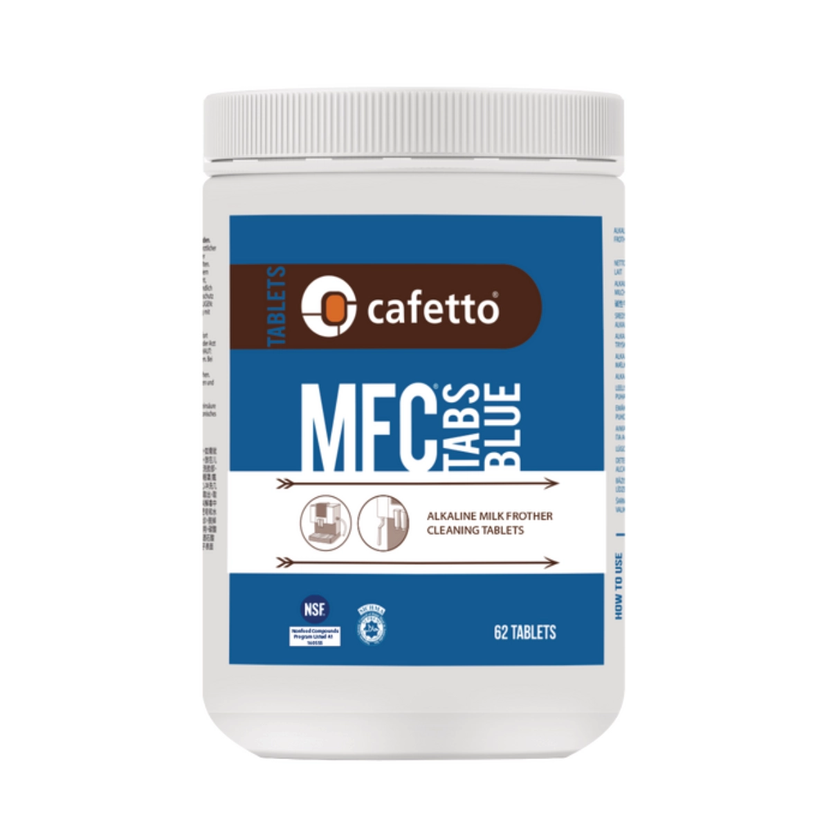 Cafetto Milk Frother Cleaner (MFC) Blue (9g) Tablets Accessory Urnex