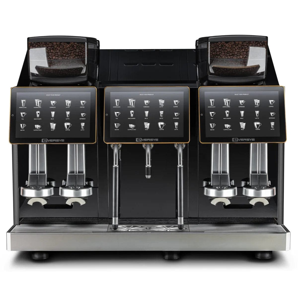 Eversys Shotmaster 4 Group Head Steam Wand Pro Super Traditional Espresso Machine s-pro/ST (Charcoal) Espresso Machine (Commercial) Eversys
