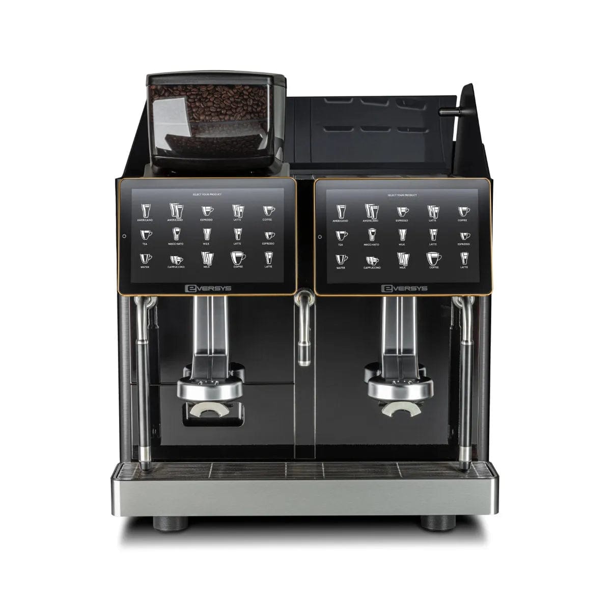 Eversys Enigma 2 Group Head Steam Wand Super Traditional Espresso Machine E'4s/ST (Charcoal) Espresso Machine (Commercial) Eversys
