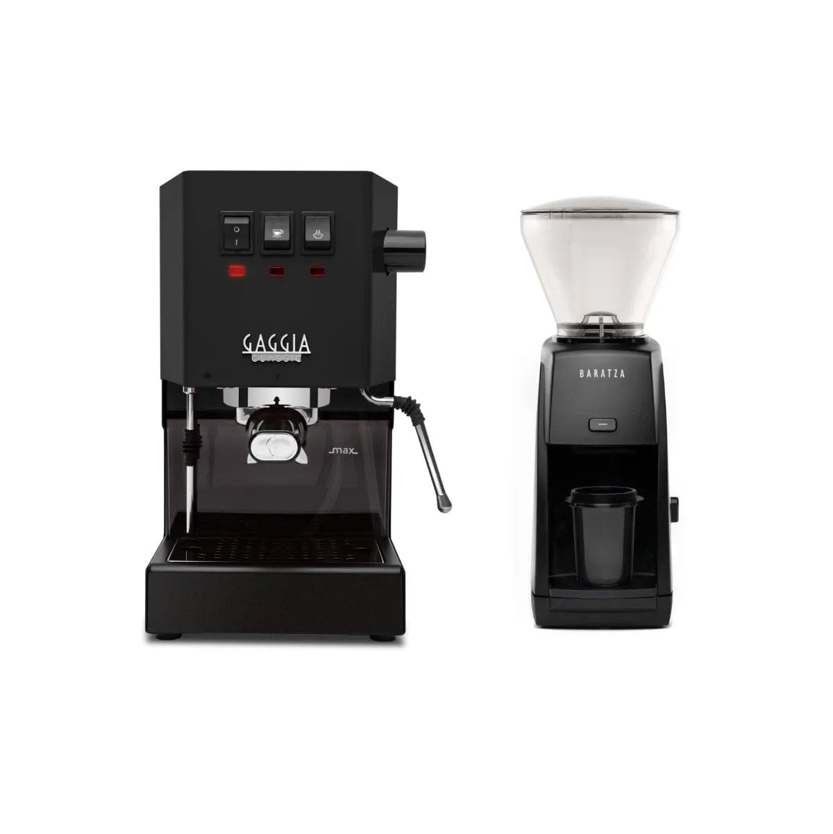 Gaggia Classic E24 Black & Baratza Encore ESP Grinder Bundle Espresso Machine Gaggia