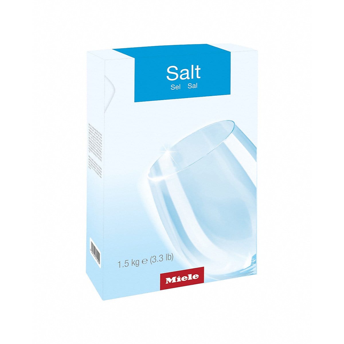 Miele Dishwasher Salt 1.5 kg GS SA 1502 P (2-Pack) Cleaning Supplies Miele