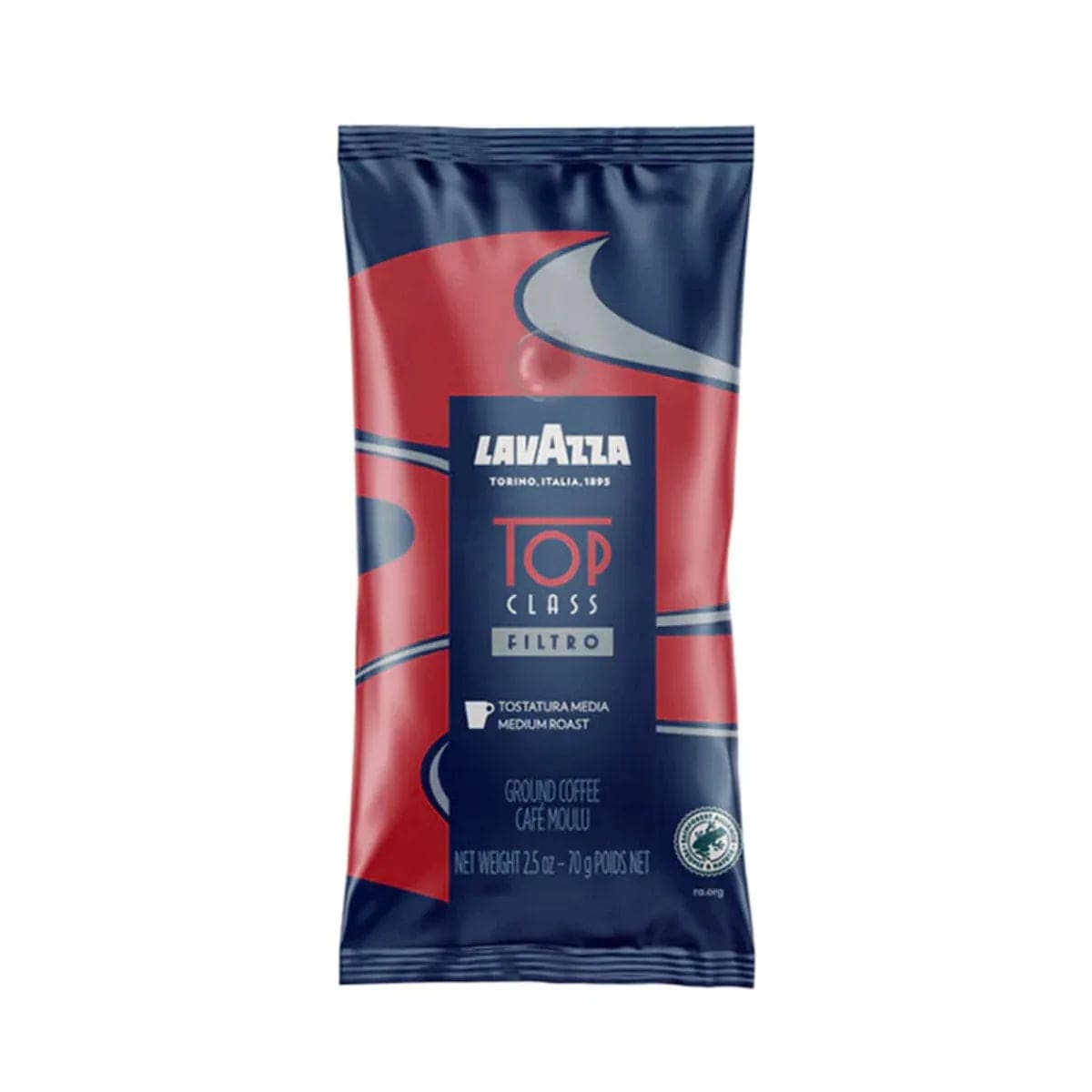 Lavazza Top Class Ground Coffee Pillow Pack 2.5oz/70g (Box of 18) Ground Coffee Lavazza