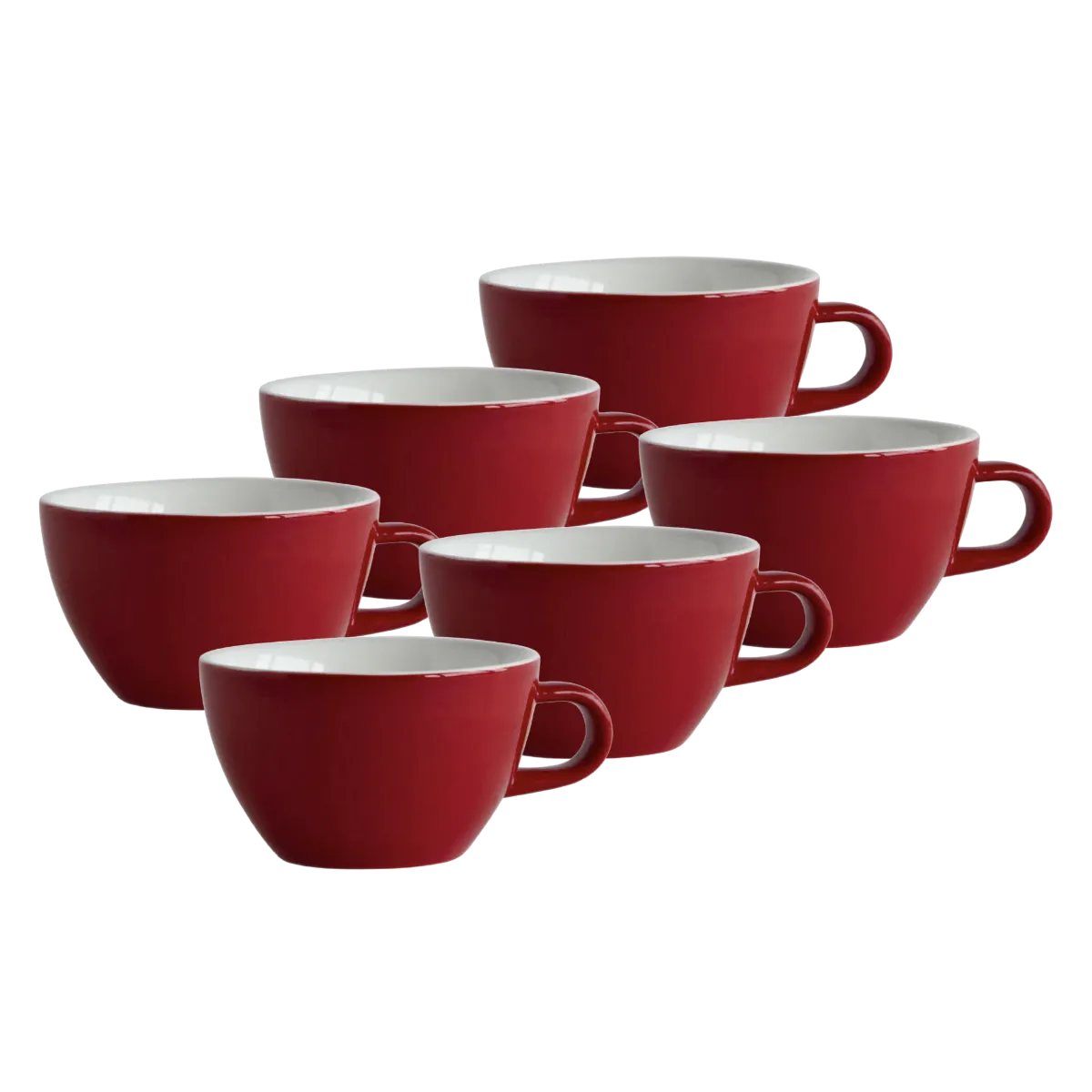 ACME Latte Cup 280ml/9.47oz Red (Set of 6) Kitchenware ACME