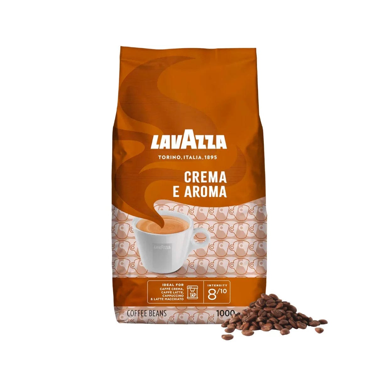 Lavazza Crema e Aroma Espresso Coffee Beans (1kg / 2.2lb) Whole Bean Coffee Lavazza