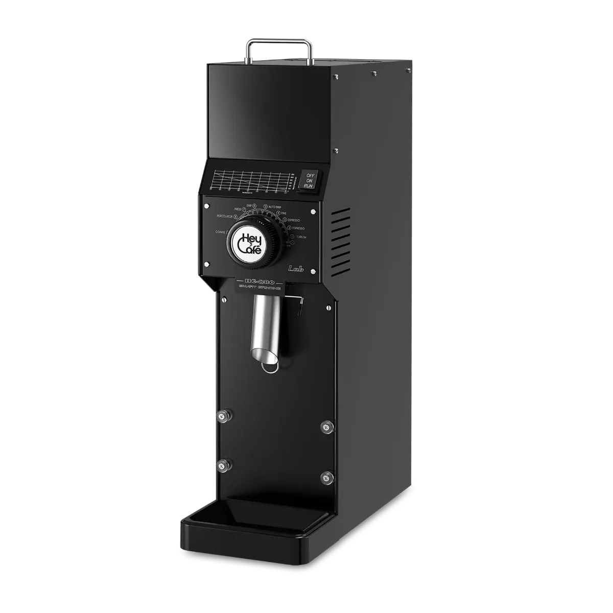HeyCafe HC-880 Lab Shop Grinder (Black) Coffee Grinder HeyCafe