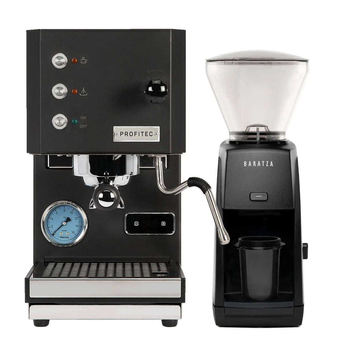 Profitec Go (Black) Espresso Machine & Baratza Encore ESP Grinder (Black) Bundle Espresso Machine (Prosumer) Profitec