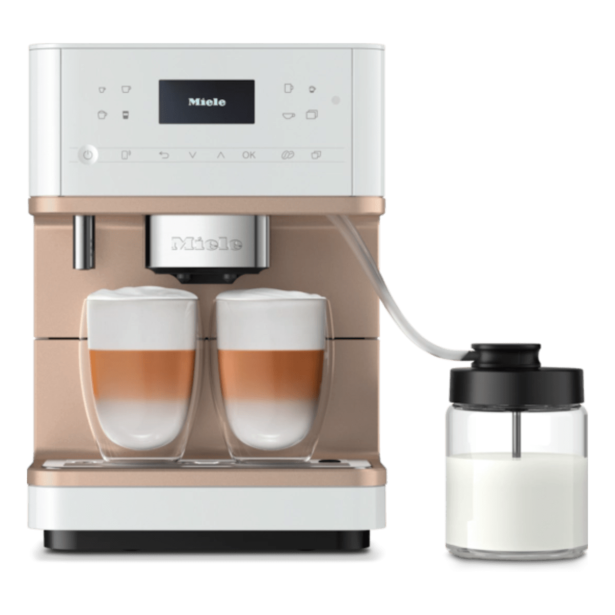 Miele CM 6360 Super Automatic Countertop Coffee & Espresso Machine (Lotus white) - DEMO, UNUSED Super Automatic Espresso Machine Miele