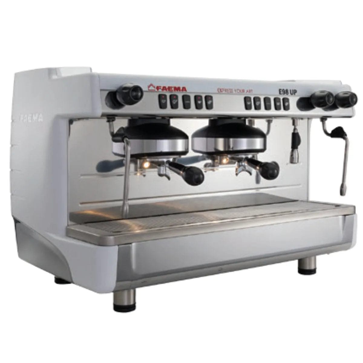 Faema E98UP 2 Group Head Espresso Machine F01-UL210VWTB999A (White) Espresso Machine (Commercial) FAEMA