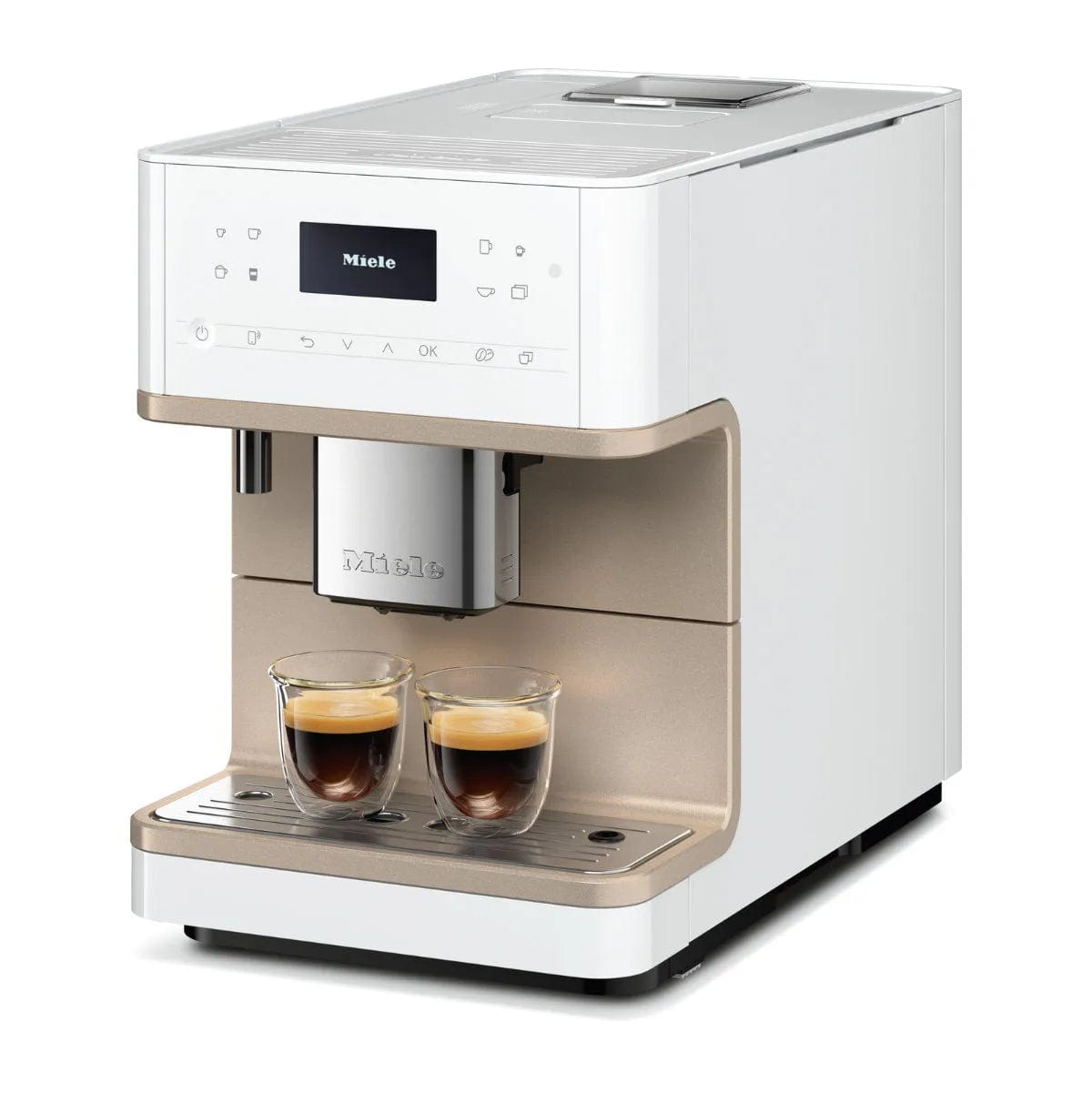Miele CM 6360 Super Automatic Countertop Coffee & Espresso Machine (Lotus white) Super Automatic Espresso Machine Miele
