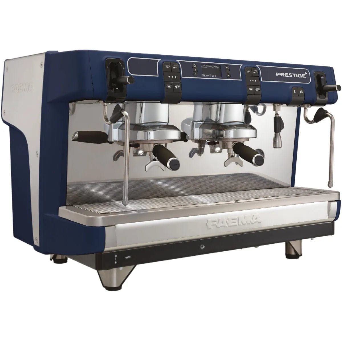 Faema Prestige Plus 2 Group Head Tall Cup Autosteam Espresso Machine F01-UQ210T2BTDDGA (Indigo Blue) Espresso Machine (Commercial) FAEMA