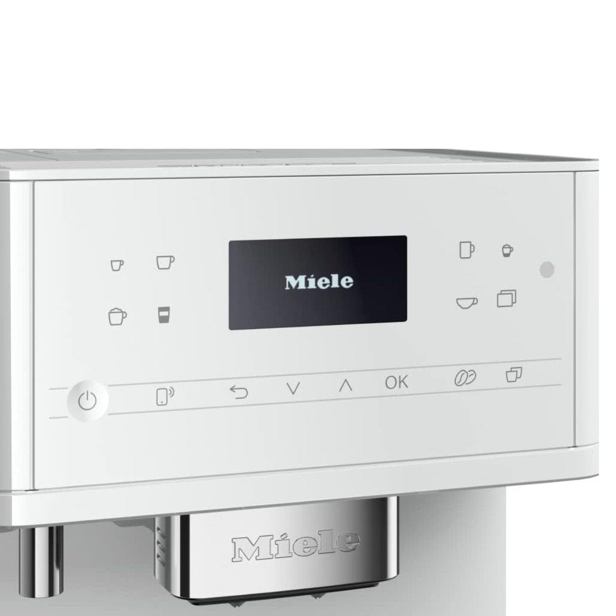 Miele CM 6160 Milk Perfection Countertop Coffee Machine (Lotus White) Super Automatic Espresso Machine Miele
