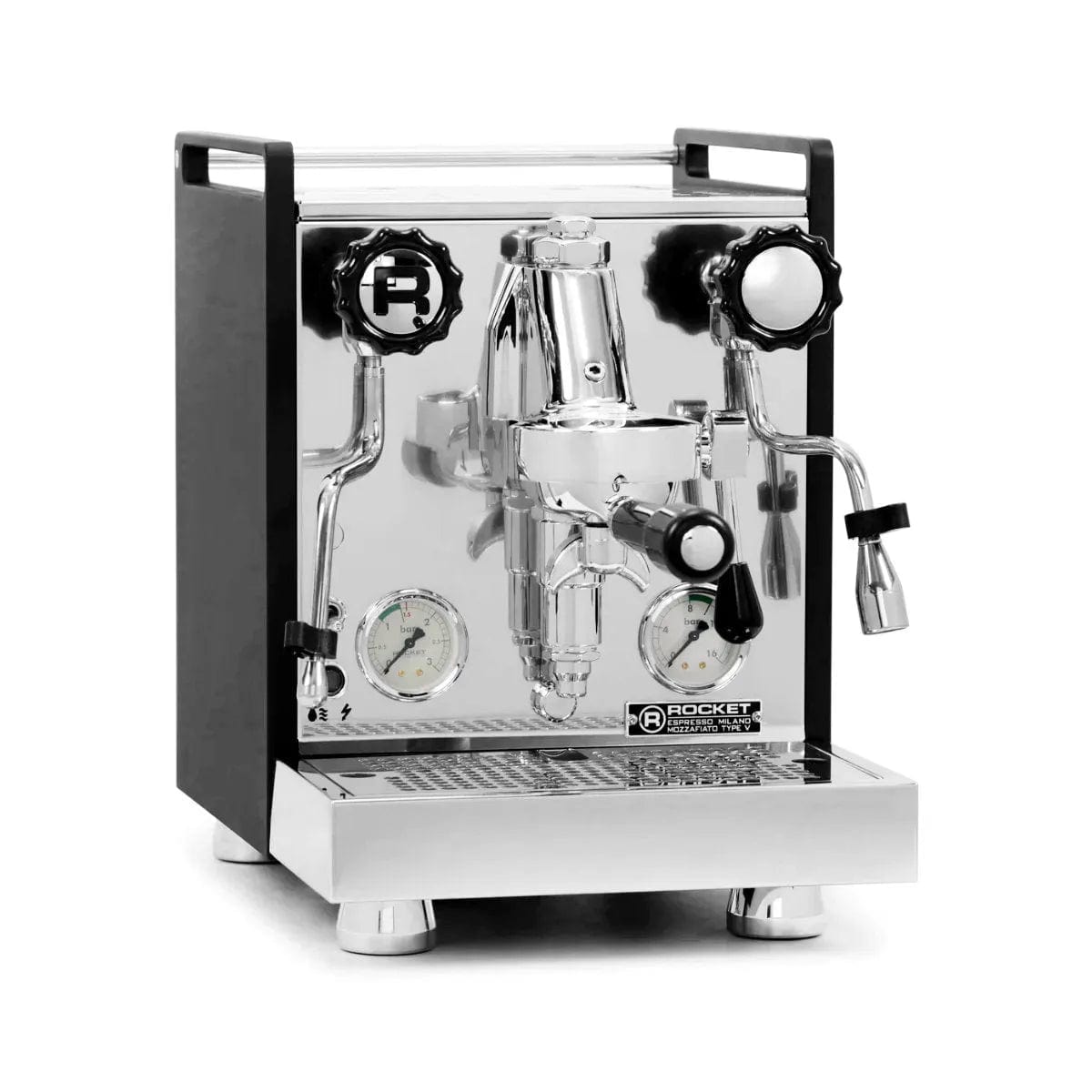 Rocket Mozzafiato Cronometro Type V Espresso Machine w/ PID Temperature Control RE851S3B11 (Black) Espresso Machine (Prosumer) Rocket