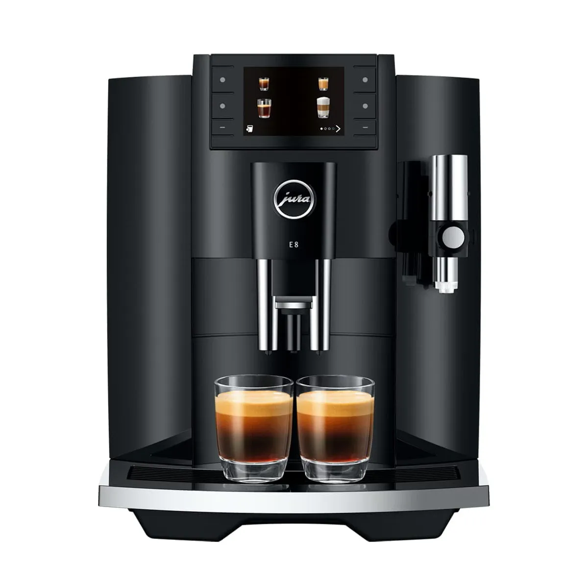 Jura E8 Piano Black Automatic Coffee Machine 15648 (Latest Version) Super Automatic Espresso Machine Jura