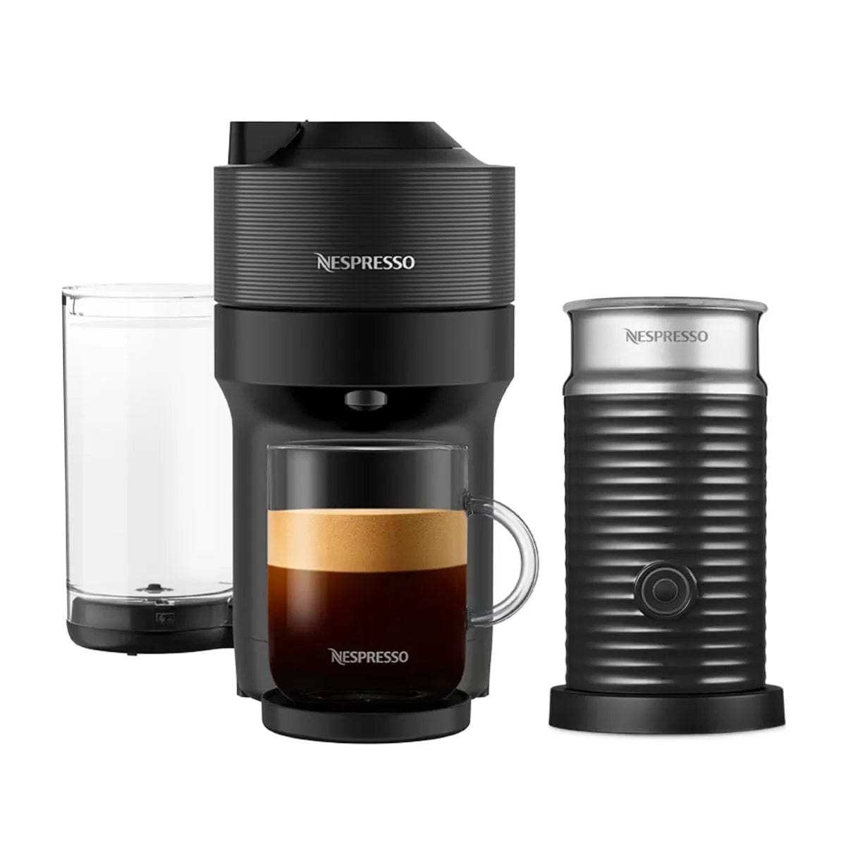 Nespresso Vertuo Pop+ Coffee and Espresso Machine with Aeroccino by De'Longhi ENV92BAE (Liquorice Black) Nespresso Machine DeLonghi