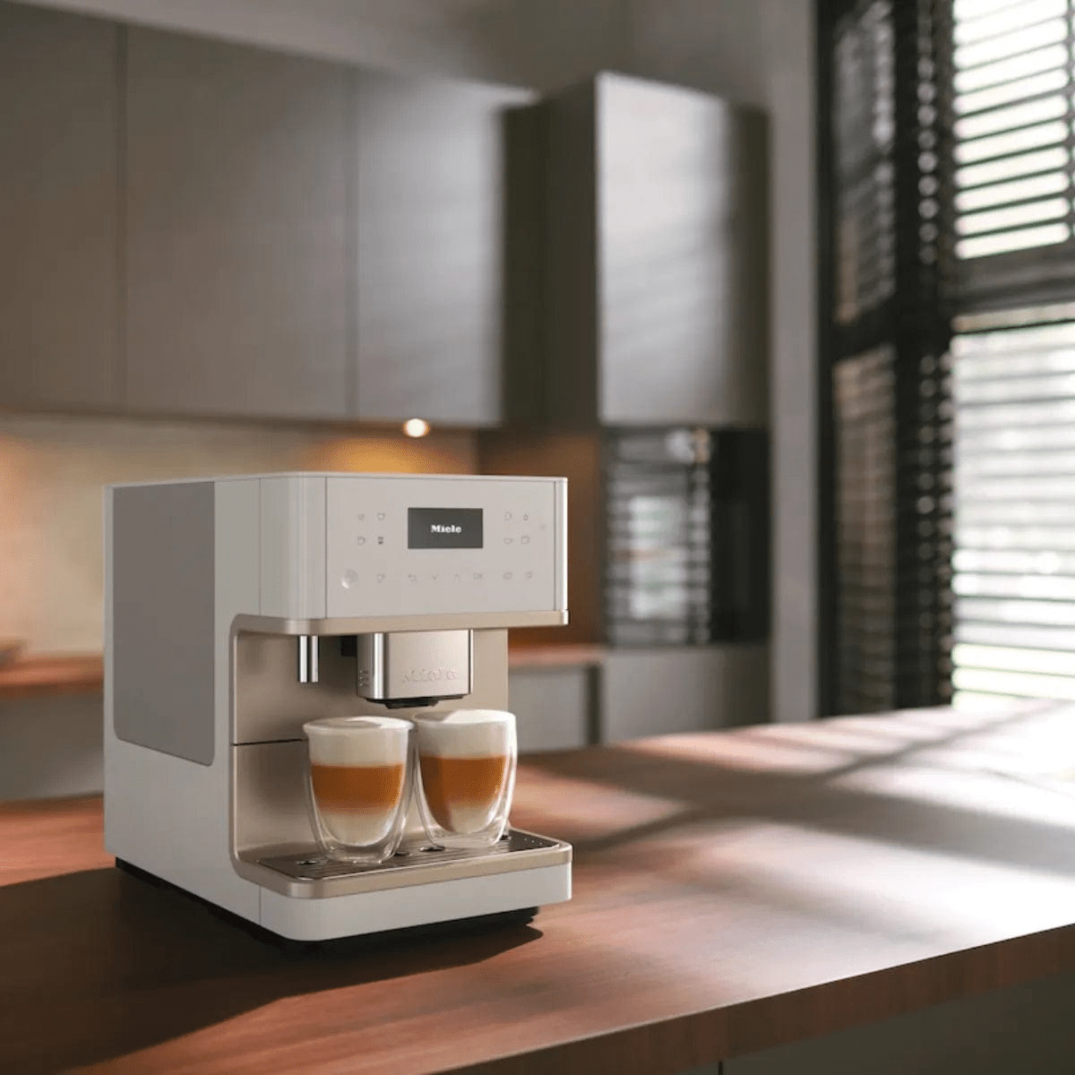 Miele CM 6360 Super Automatic Countertop Coffee & Espresso Machine (Lotus white) Super Automatic Espresso Machine Miele