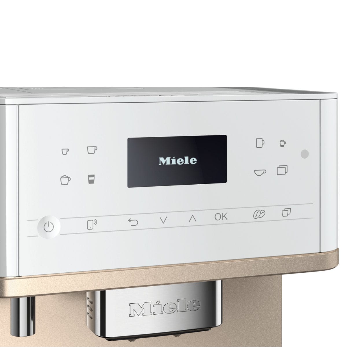 Miele CM 6360 Super Automatic Countertop Coffee & Espresso Machine (Lotus white) Super Automatic Espresso Machine Miele