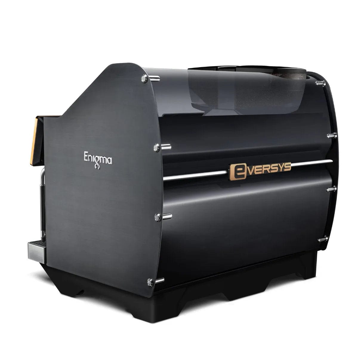 Eversys Enigma 2 Group Head Milk System Wide Super Traditional Espresso Machine E'4ms x-wide/ST (Charcoal) Espresso Machine (Commercial) Eversys