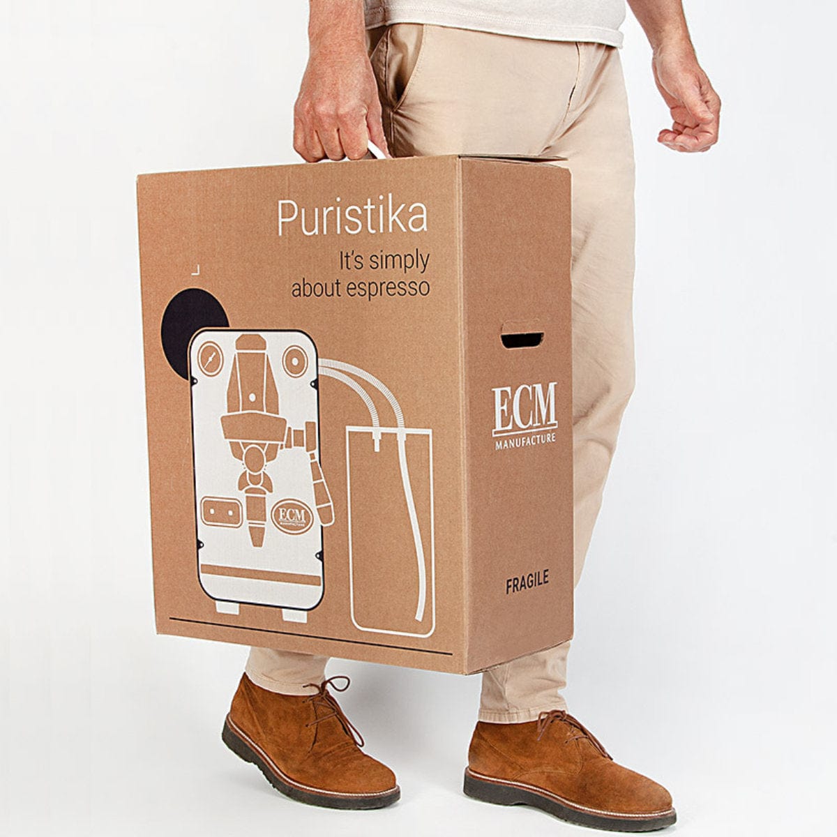 ECM Puristika Semi Automatic Espresso Machine (Cream) - OPEN BOX Espresso Machine (Prosumer) ECM