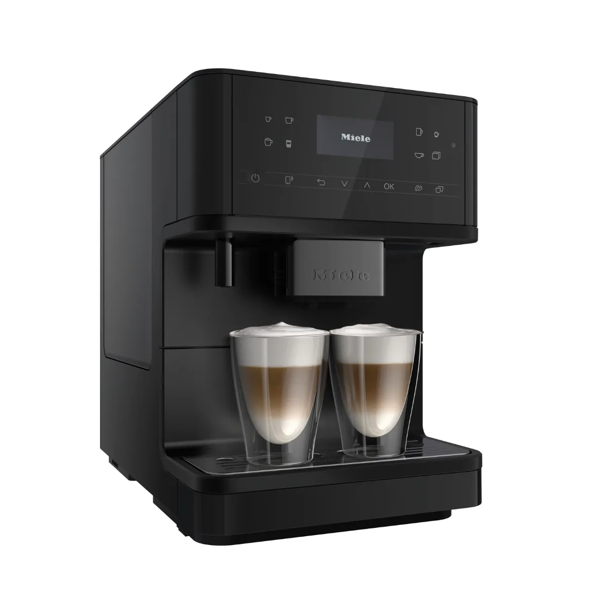 Miele CM 6360 Super Automatic Countertop Coffee & Espresso Machine (Matte Black) Super Automatic Espresso Machine Miele