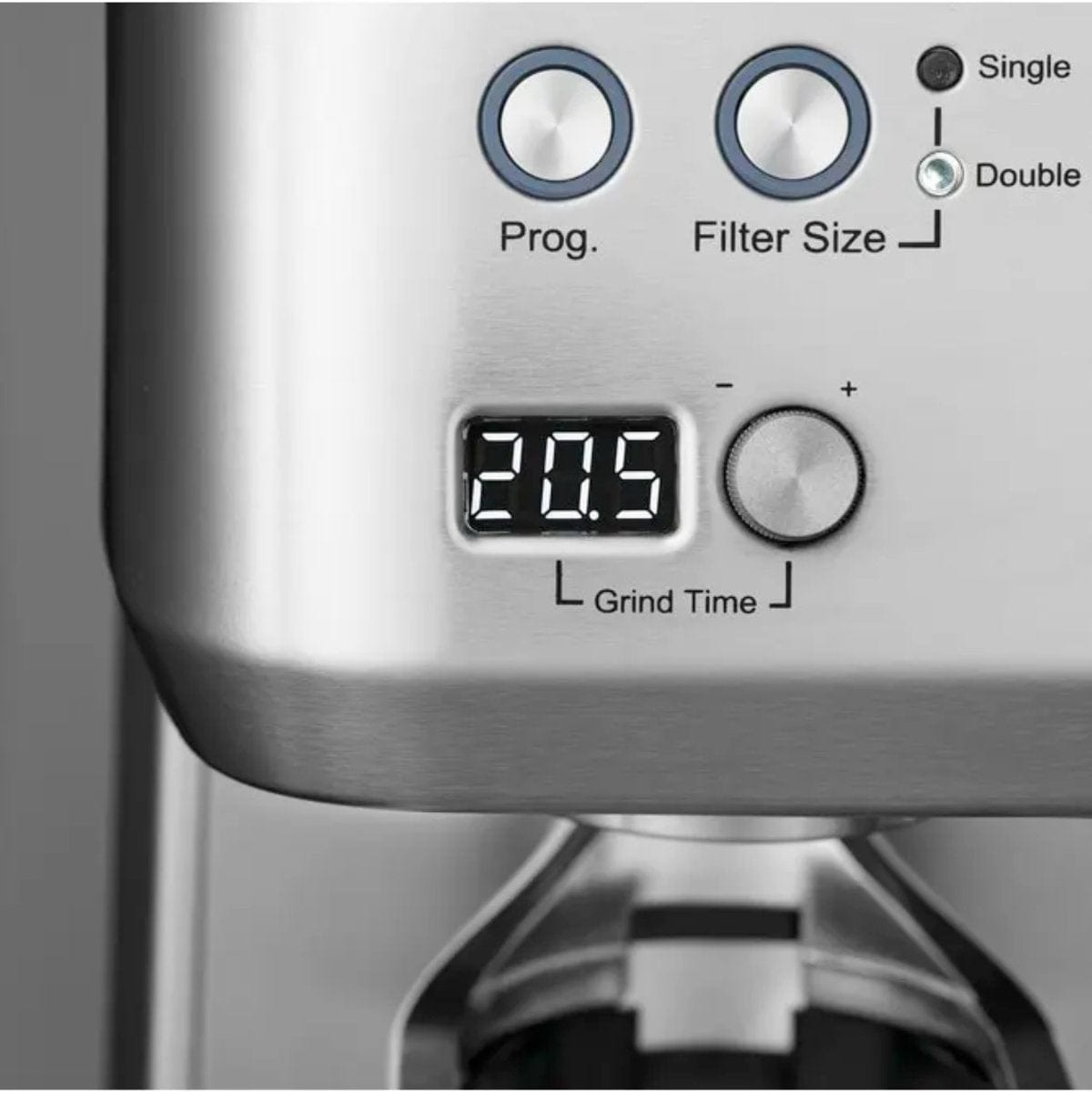 Solis Perfetta Grind & Infuse Espresso Machine (Type 1019) Stainless Steel Espresso Machine Solis