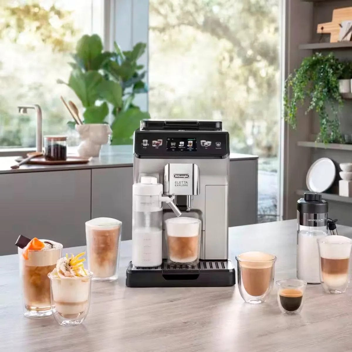 De'Longhi Eletta Explore Super Automatic Espresso Machine with Cold Brew ECAM45086S Super Automatic Espresso Machine DeLonghi