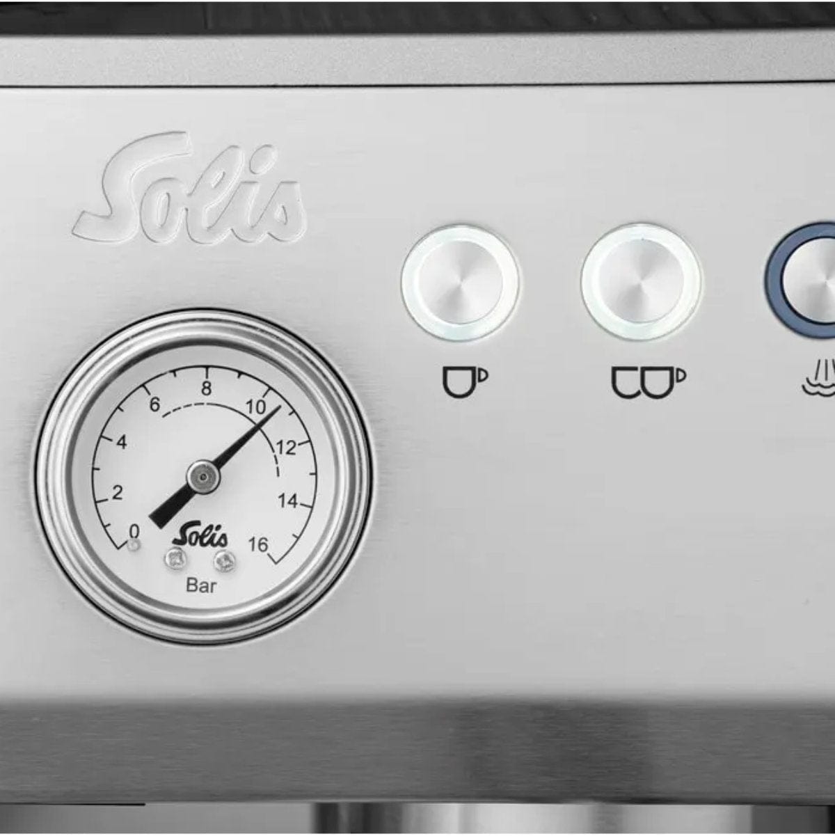 Solis Perfetta Grind & Infuse Espresso Machine (Type 1019) Stainless Steel Espresso Machine Solis