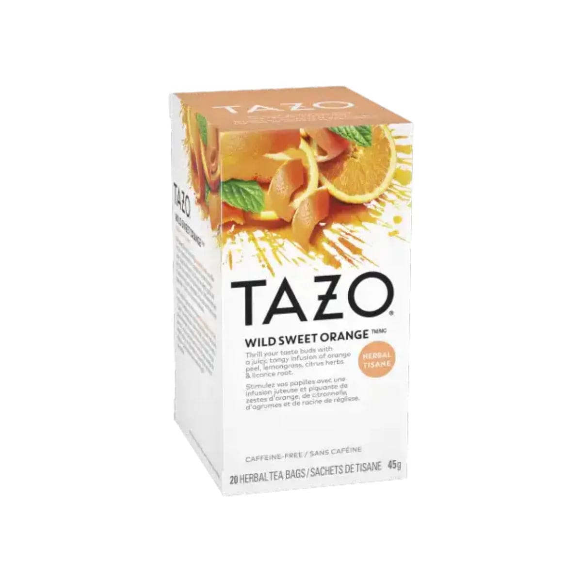 Tazo Wild Sweet Orange Tea Bags Tea Bags Tazo