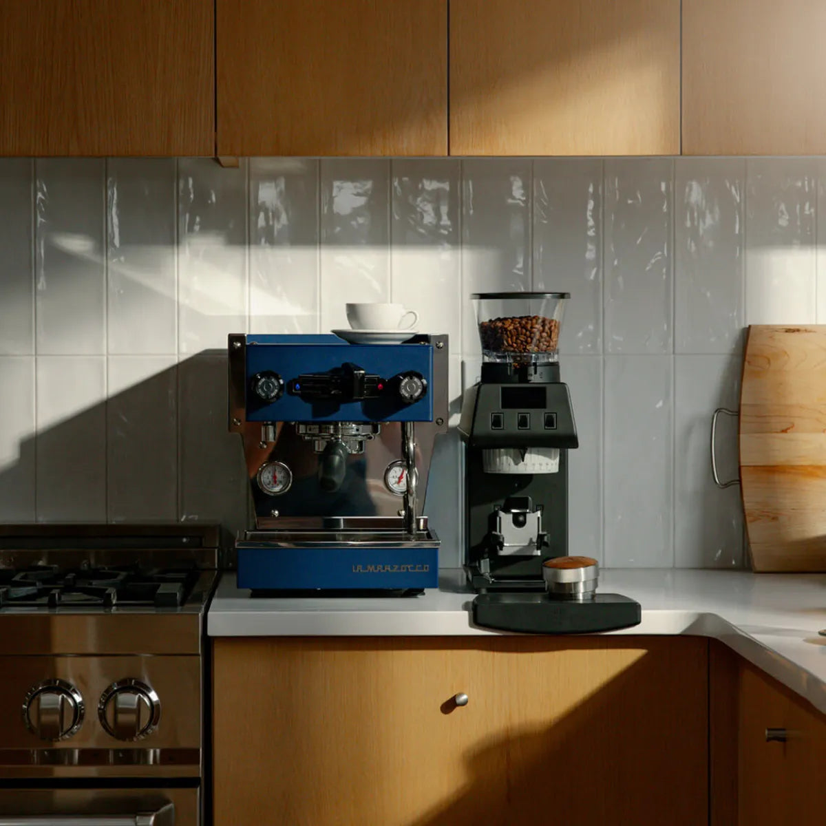 La Marzocco Linea Mini R Dual Boiler Semi-Automatic Espresso Machine (Blue) Espresso Machine (Prosumer) La Marzocco