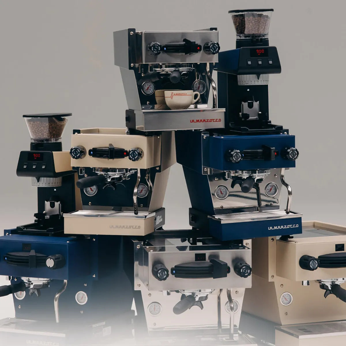 La Marzocco Linea Mini R Dual Boiler Semi-Automatic Espresso Machine (Blue) Espresso Machine (Prosumer) La Marzocco