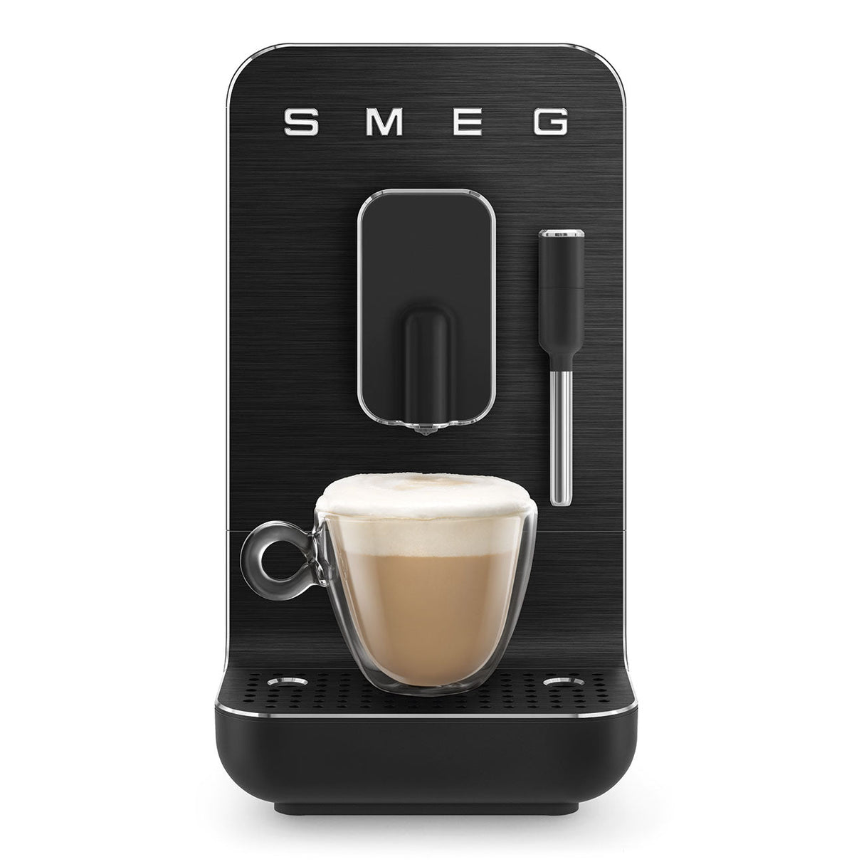 Smeg Fully Automatic Espresso Machine with Milk Wand BCC12FBMUS (Matte Black) Super Automatic Espresso Machine Smeg