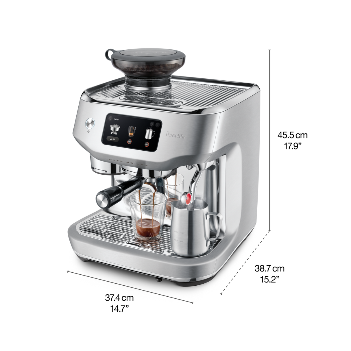 Breville Oracle Dual Boiler BES995BSS1BNA1 (Brushed Stainless Steel) - detail