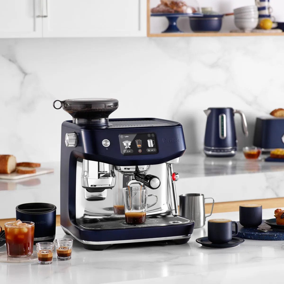 Breville The Oracle Jet Espresso Machine BES985DBL (Damson Blue) Espresso Machine Breville