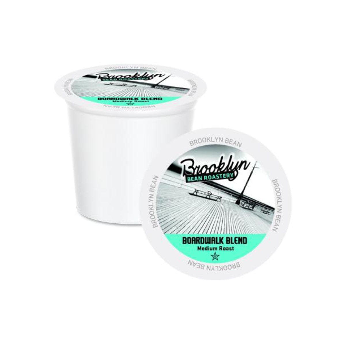 Brooklyn Bean Boardwalk Blend Extra Bold Single-Serve Coffee Pods (Box of 40) K-Cups Brooklyn Bean