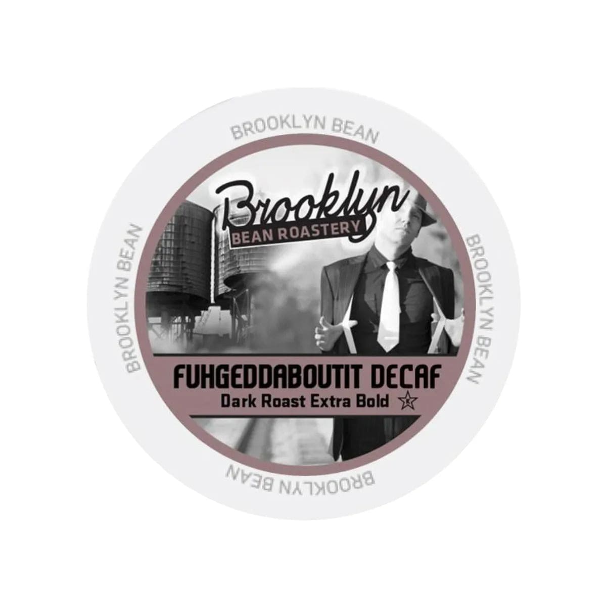 Brooklyn Bean Fuhgeddaboutit Decaf Extra Bold Single-Serve Coffee Pods (Case of 160) K-Cups Brooklyn Bean