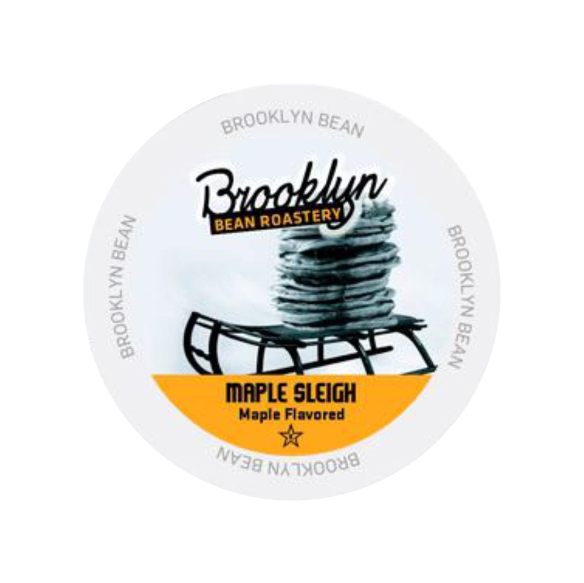 Brooklyn Bean Maple Sleigh Single-Serve Coffee Pods (Case of 160) K-Cups Brooklyn Bean